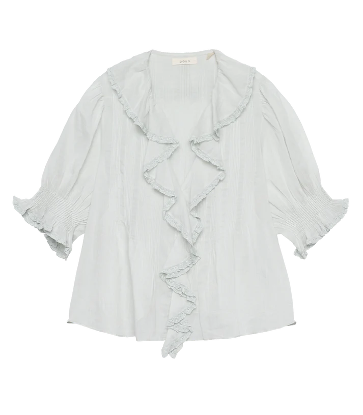 Doen Henri Top - Alice Blue