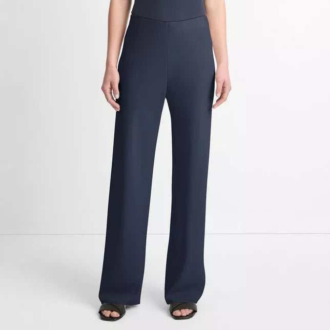 Vince High Waist Crepe Bias Pant