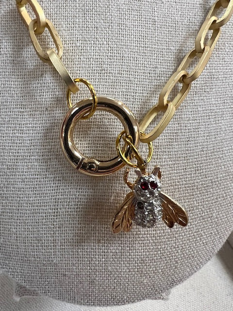 Cara Brown Designs Charm Necklace - Bee