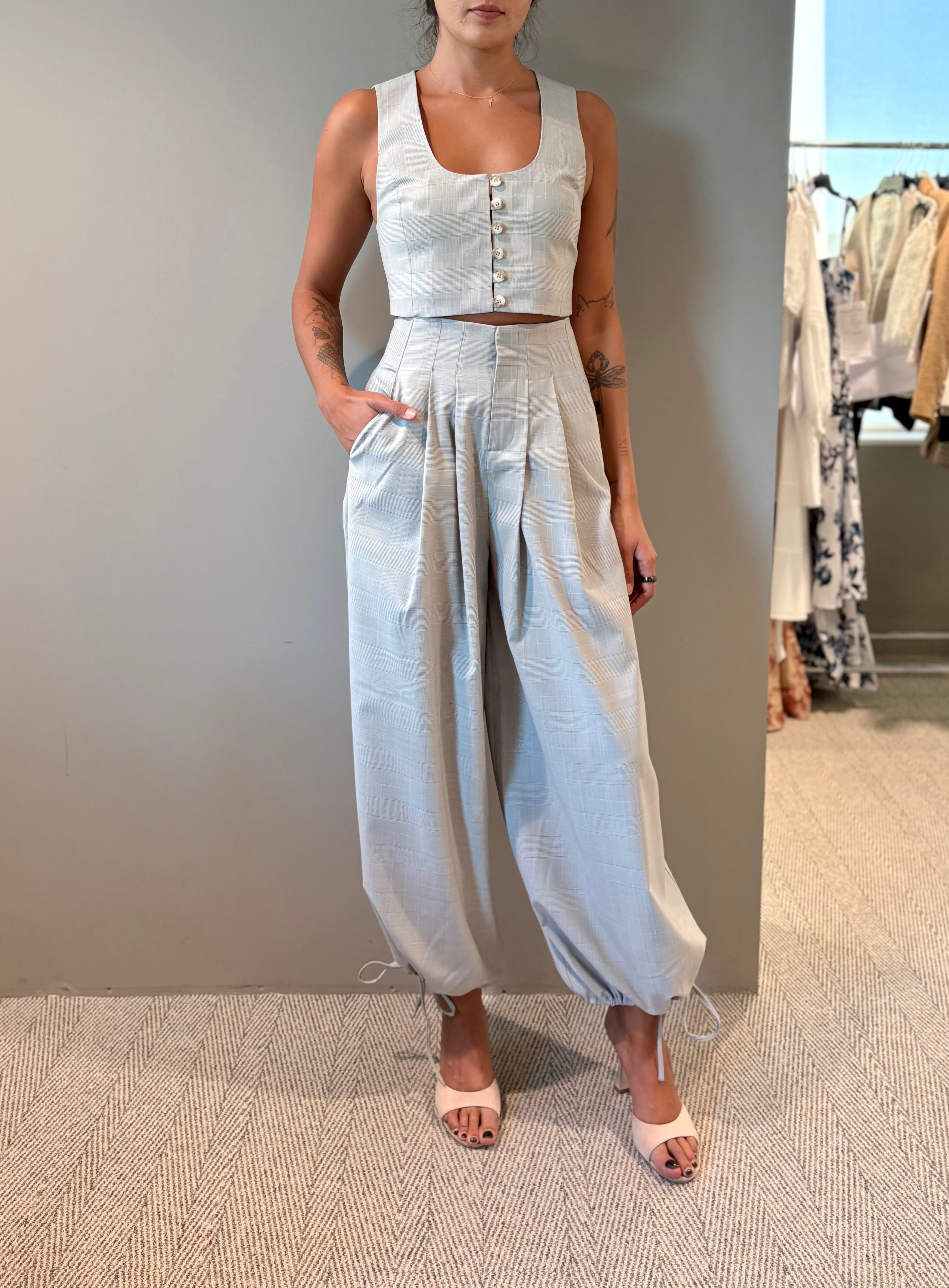 YSOLA DRWSTRNG HIGH WAIST PNT