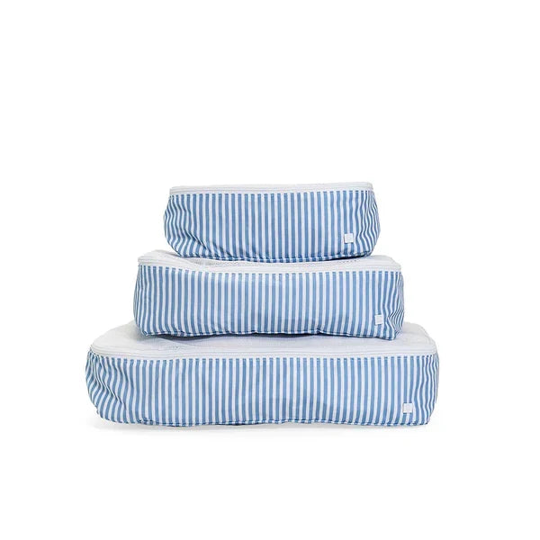 TRVL Designs Luxe Packing Squad - Pimlico Stripe Chambray