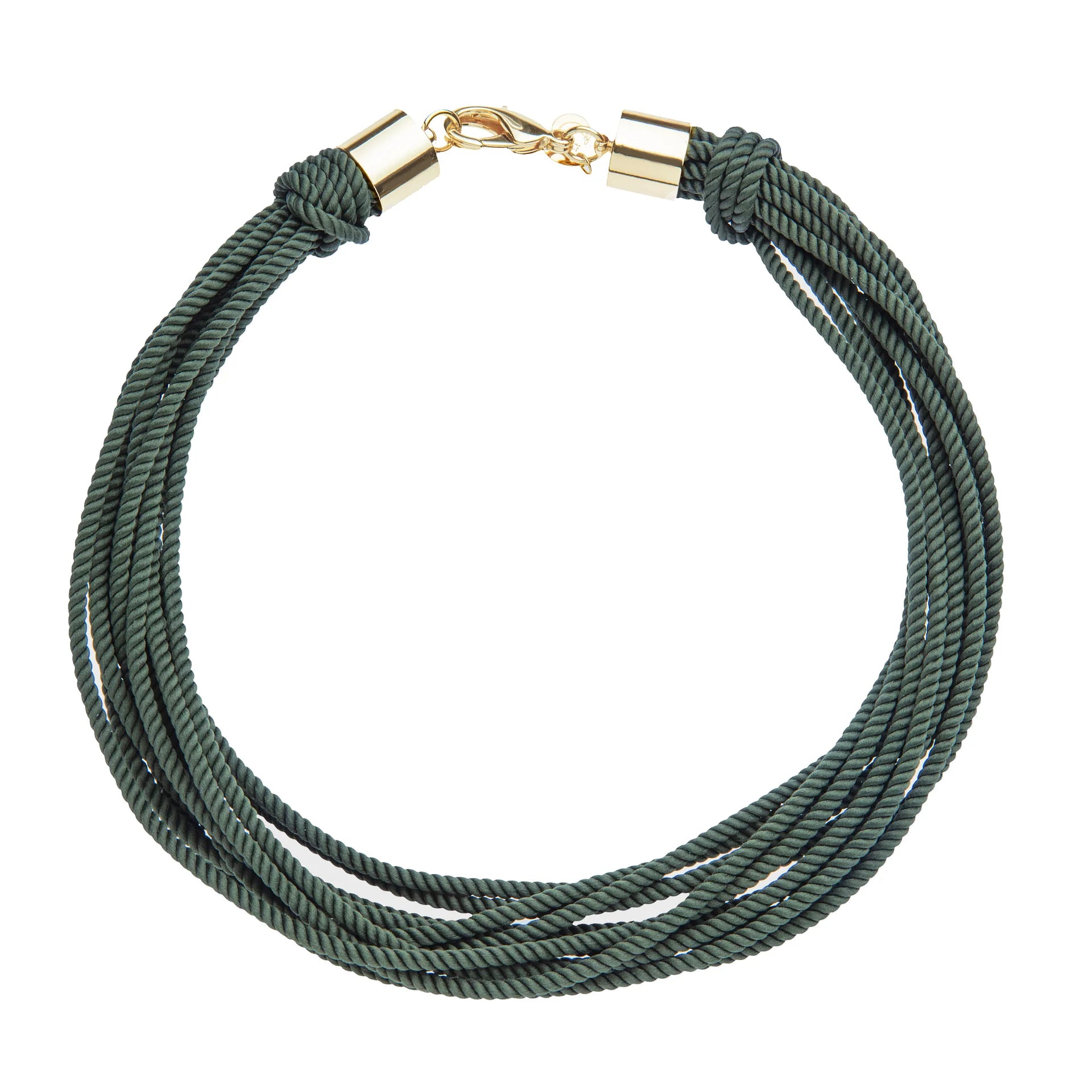 Jane Win In a Twist Rope Cord Necklace