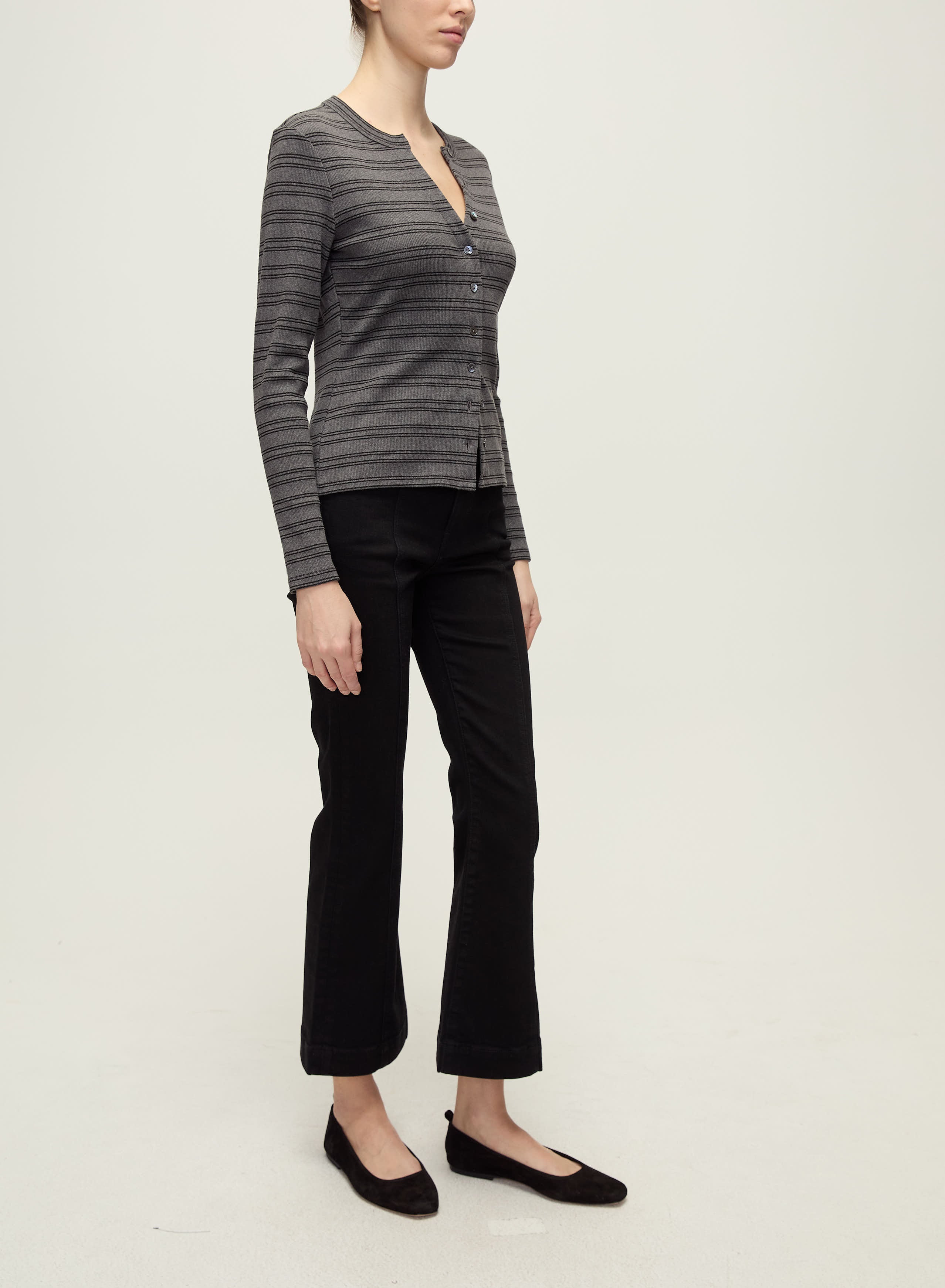 CARSON HIGH RISE ANKLE FLARE W