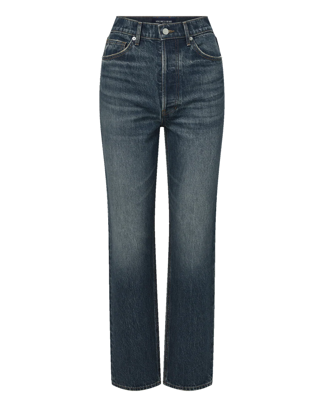 Veronica Beard Crosbie Slim Wide-Leg Jean - City Lights