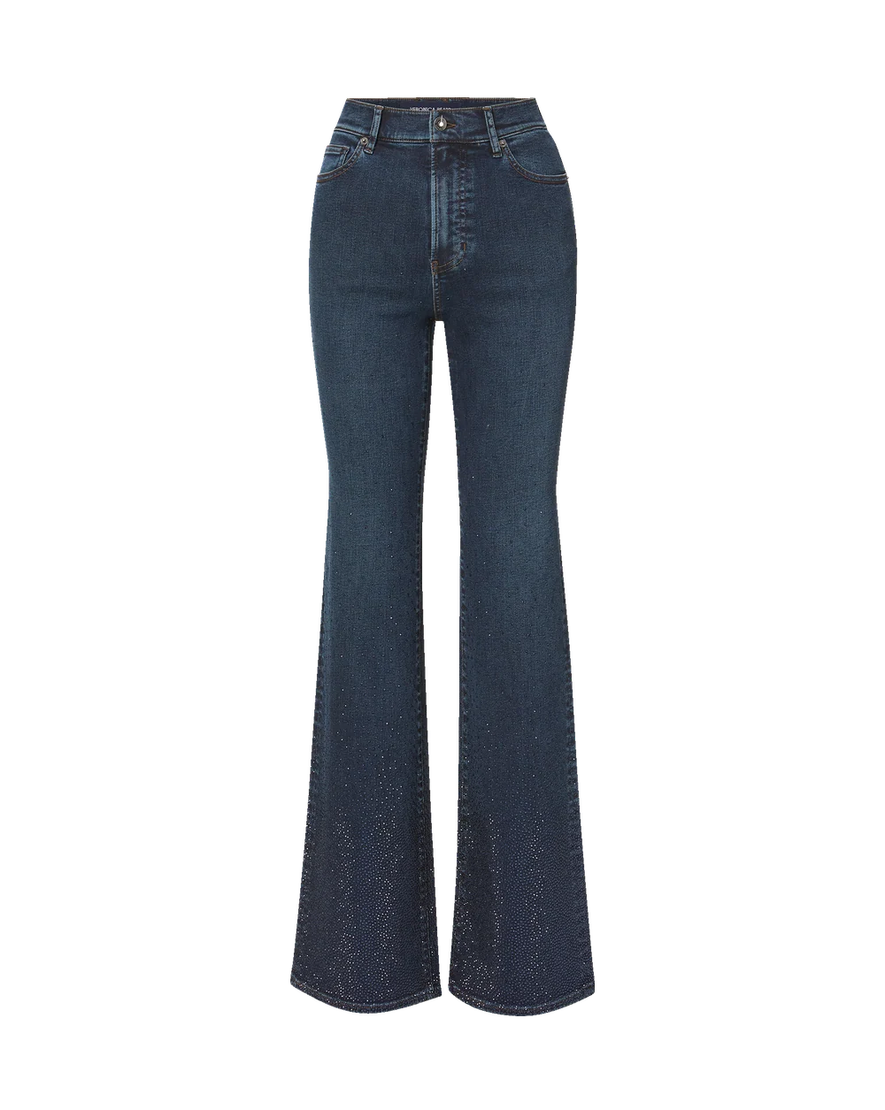 Veronica Beard Crosbie Crystal Slim Wide-Leg Jean