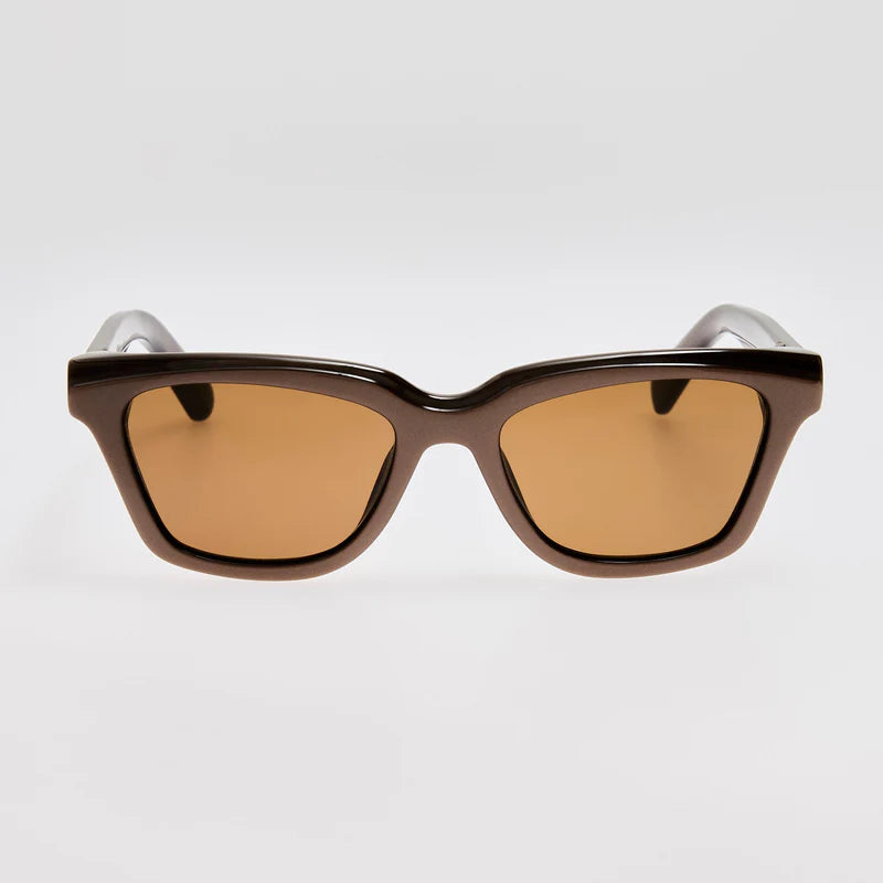 Linda Farrow x Jacquemus Carre Sunglasses - Metallic Brown