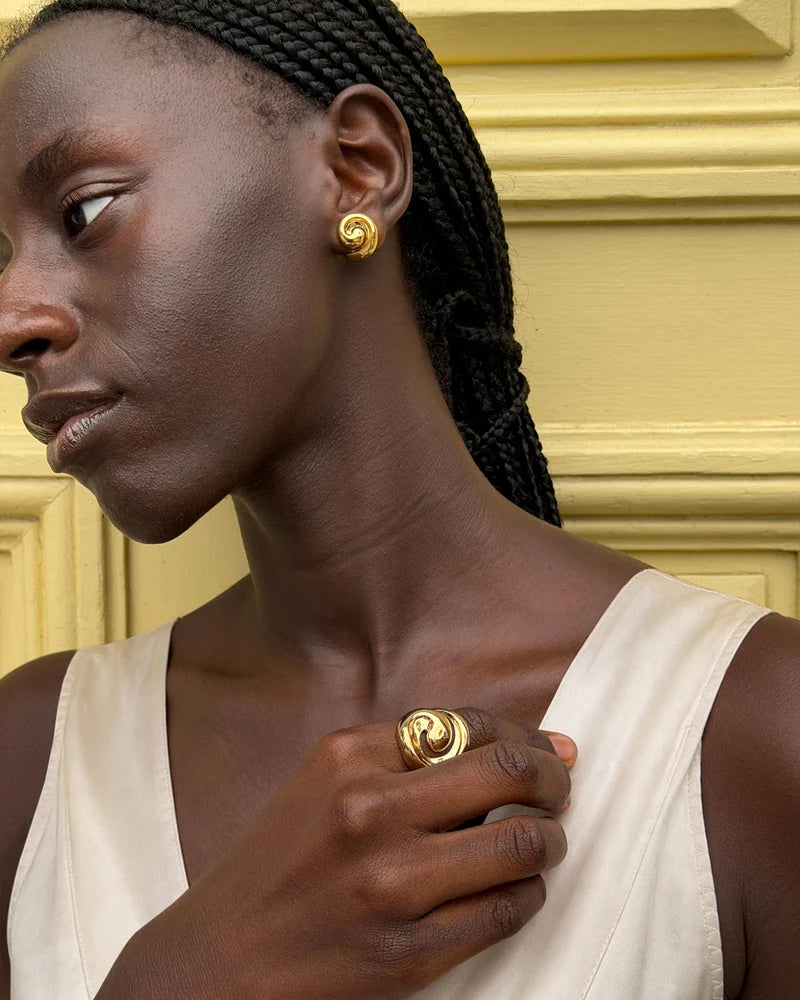 Jenny Bird Small Gio Earrings - Gold
