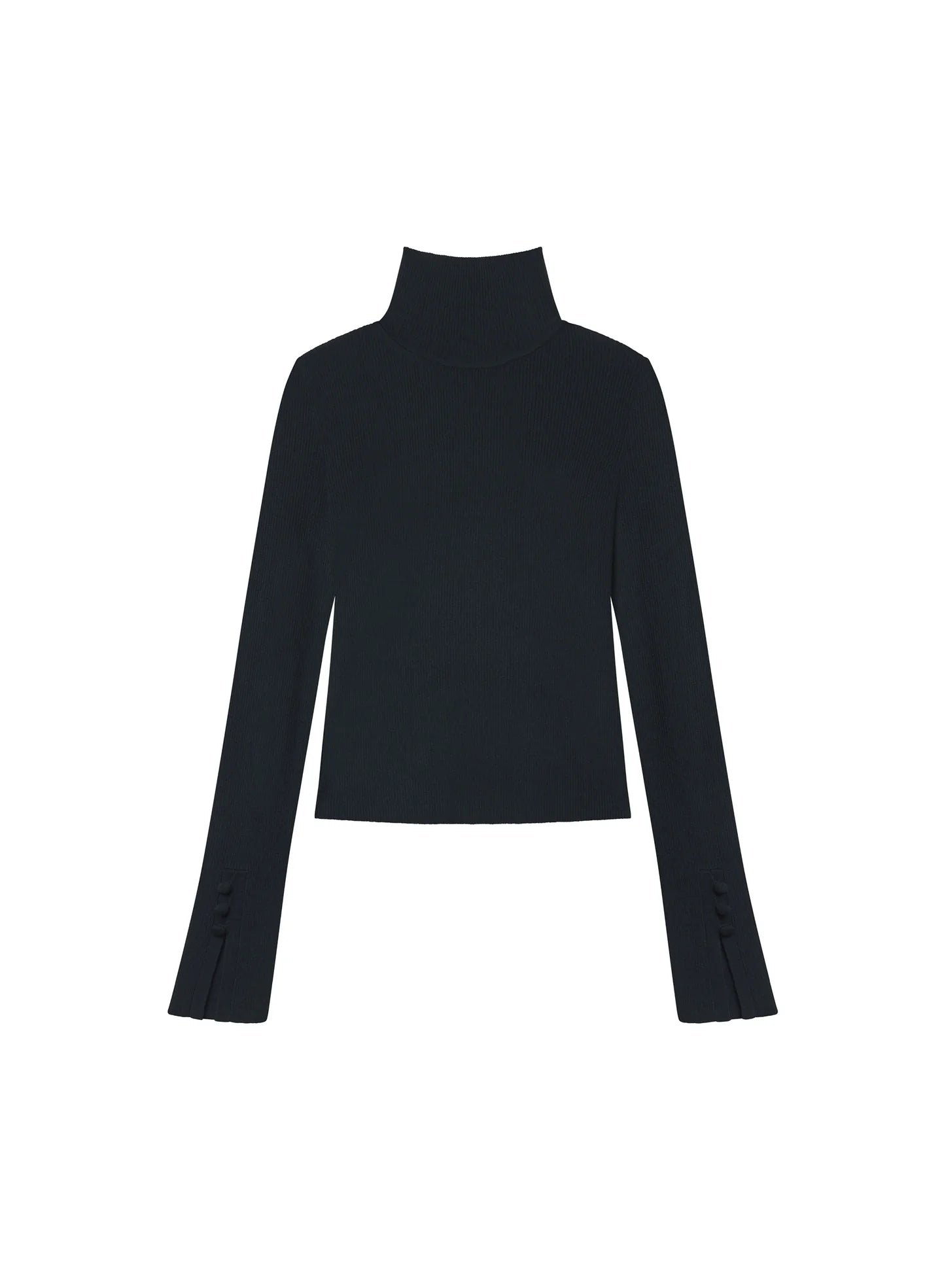 A.L.C. Jett Knit Merino Turtleneck Top - Botanic