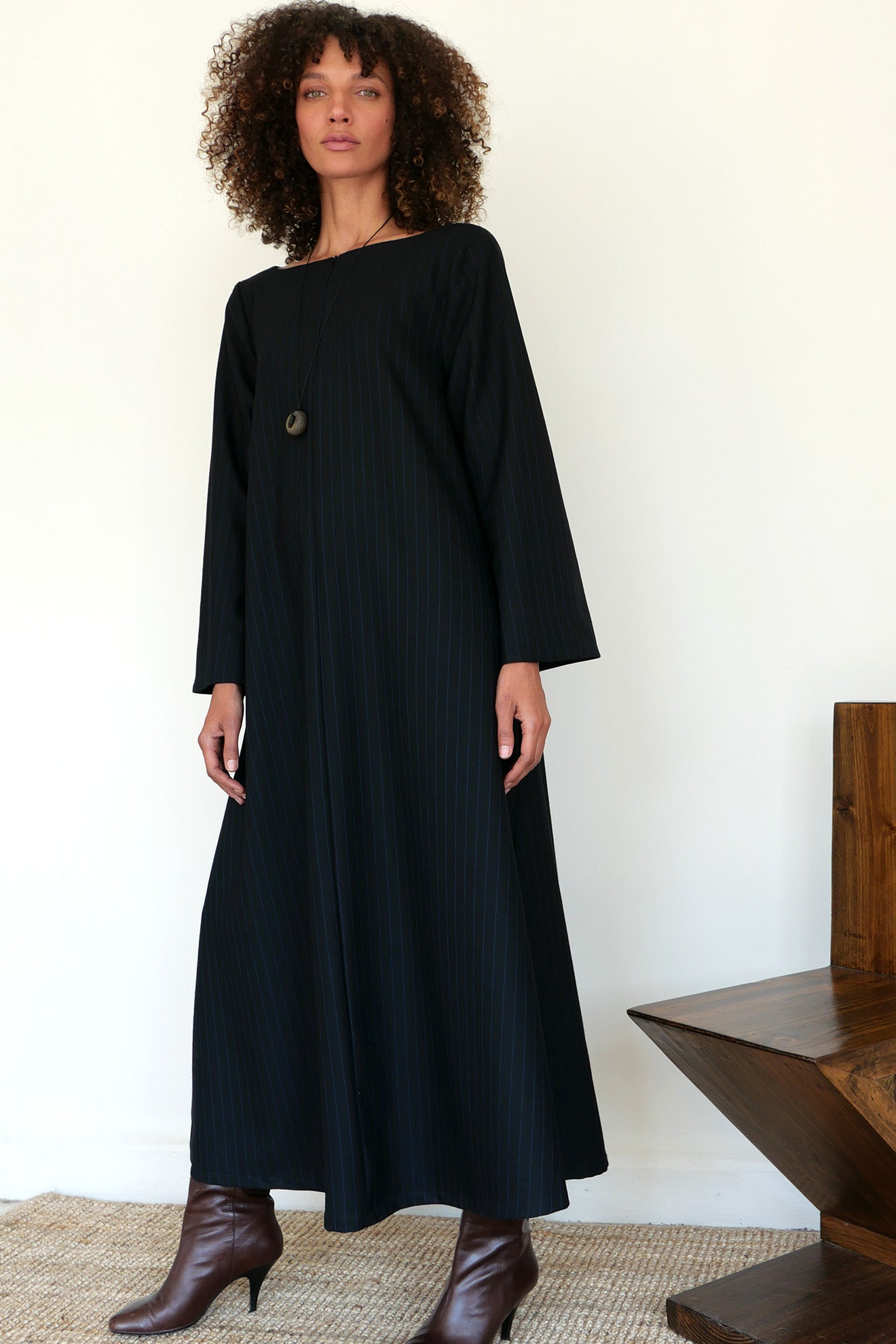 By Sloan Kaftan Wool Dress