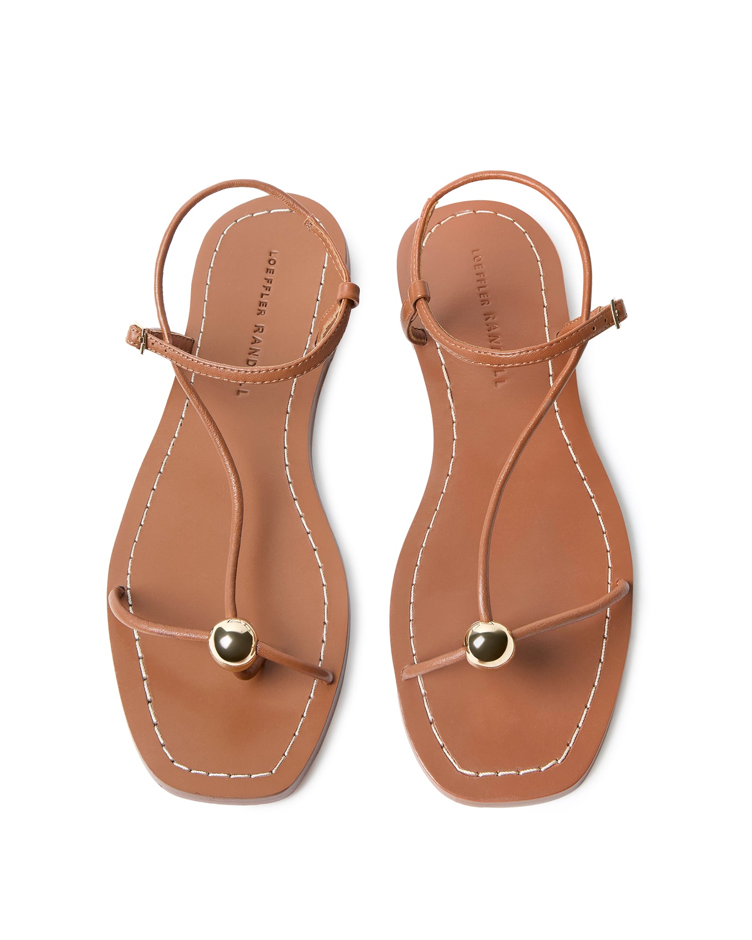 LARA STRAPPY FLAT SANDAL WITH BALL