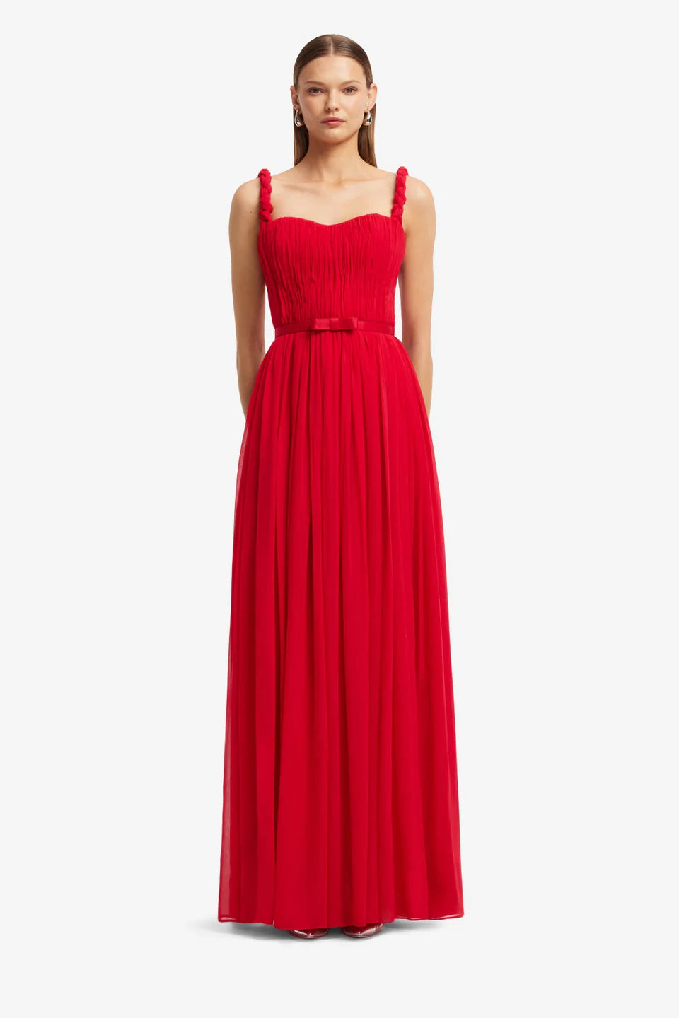 Leo Lin Angelina Ruffled Floor Length Dress