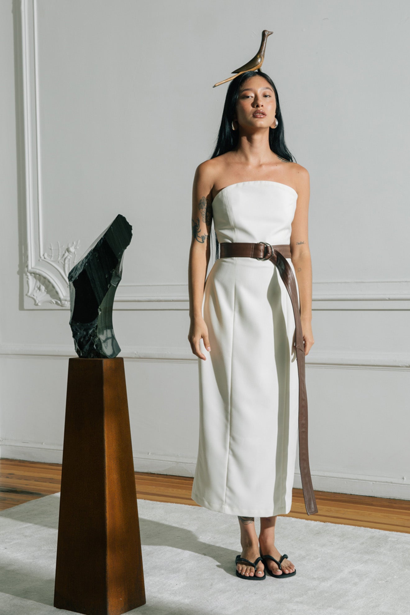 By Sloan Extra Long Leather Belt