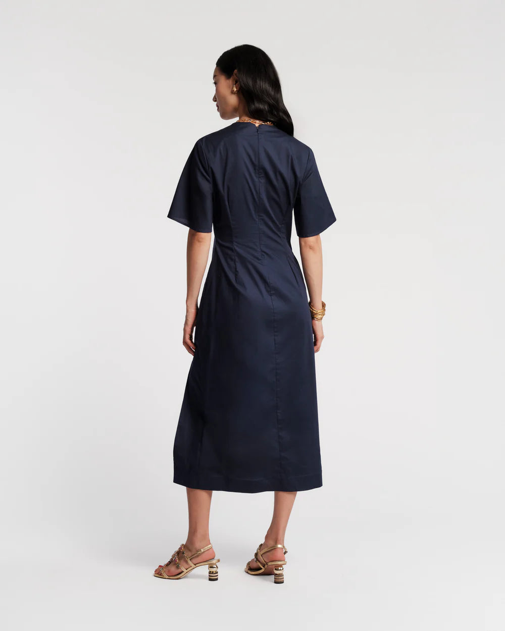 Frances Valentine Lori Maxi Dress - Navy
