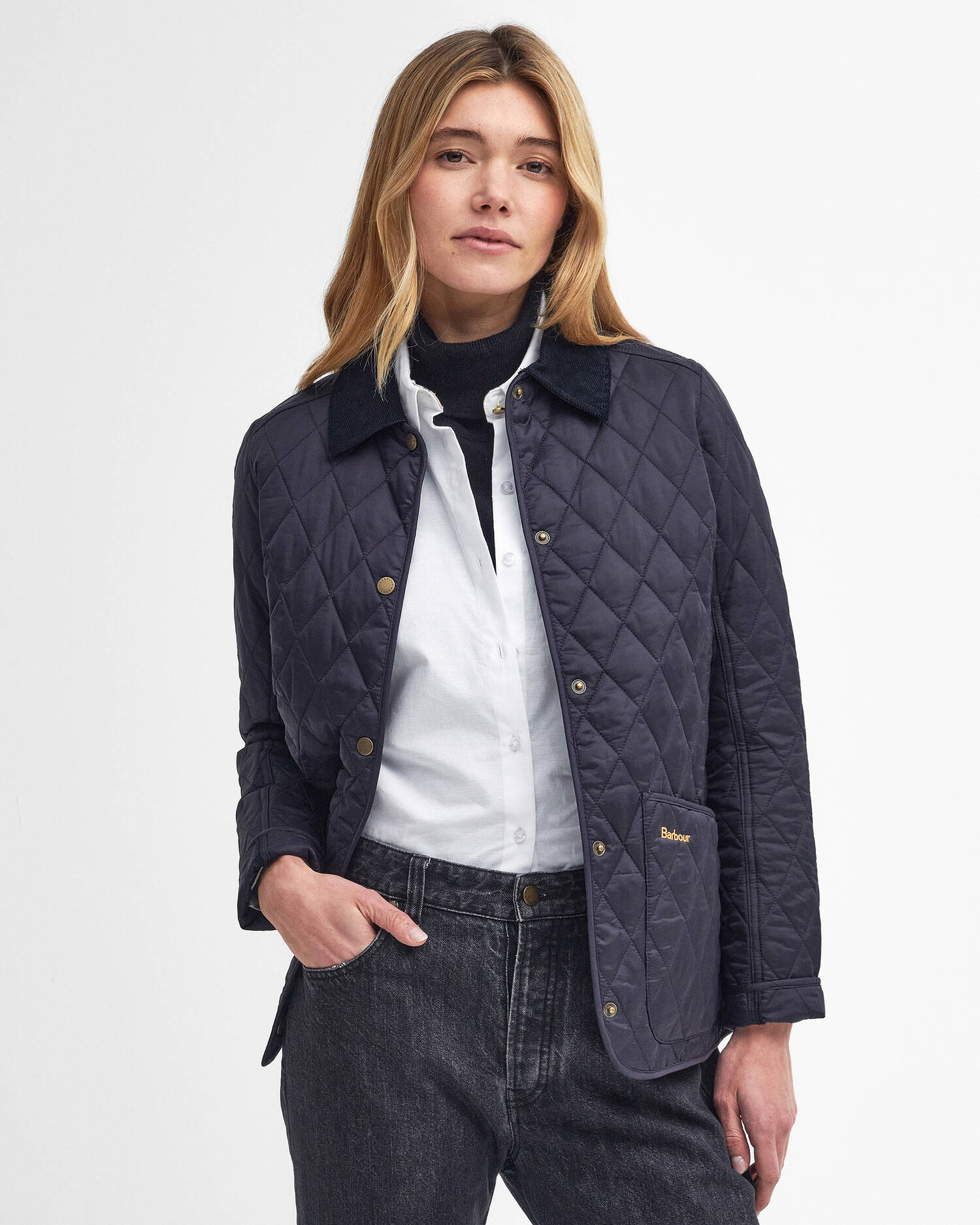 Barbour Annandale Quilted Jacket - Navy