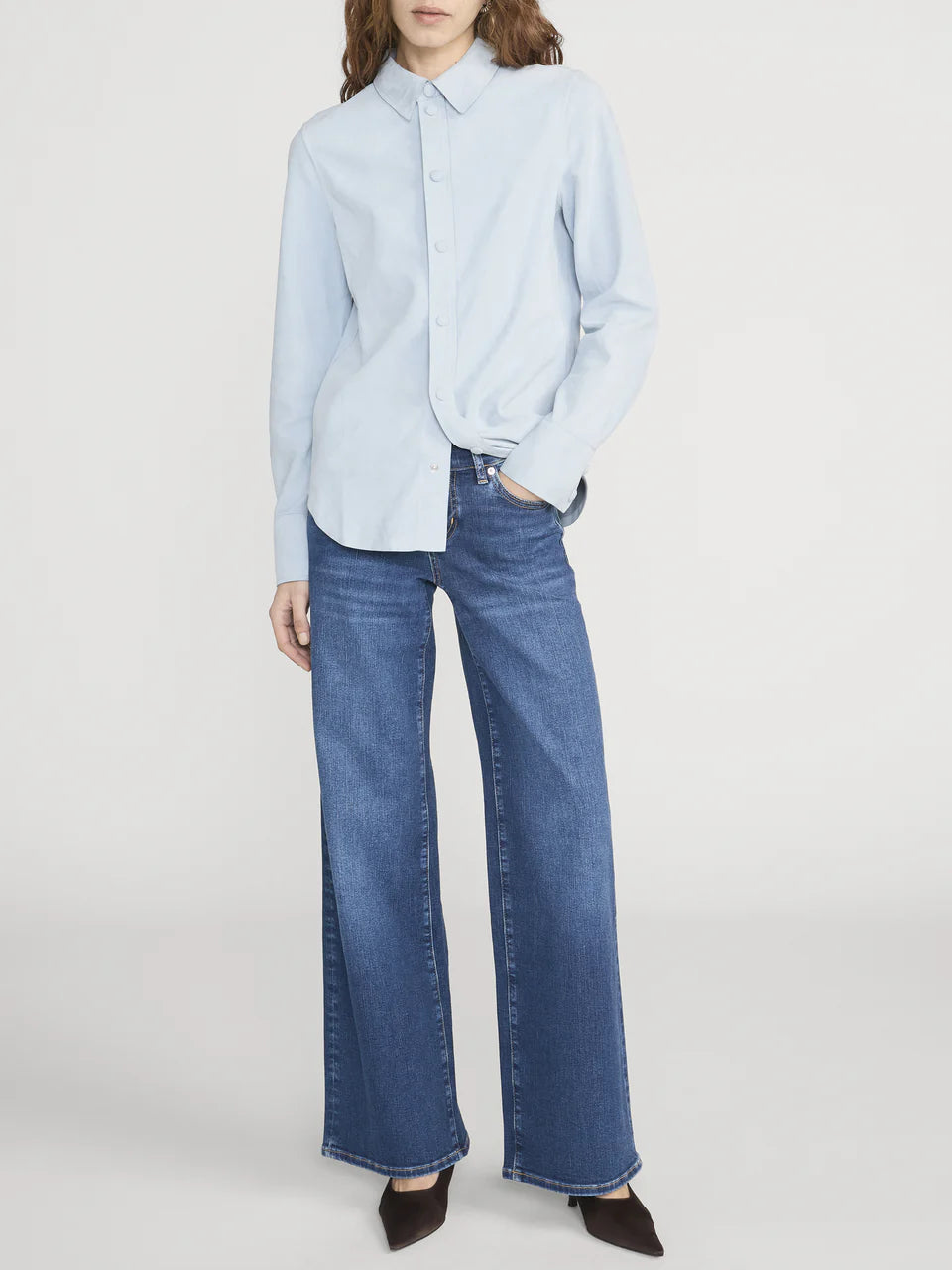 Frame Low Rise Le Slim Palazzo