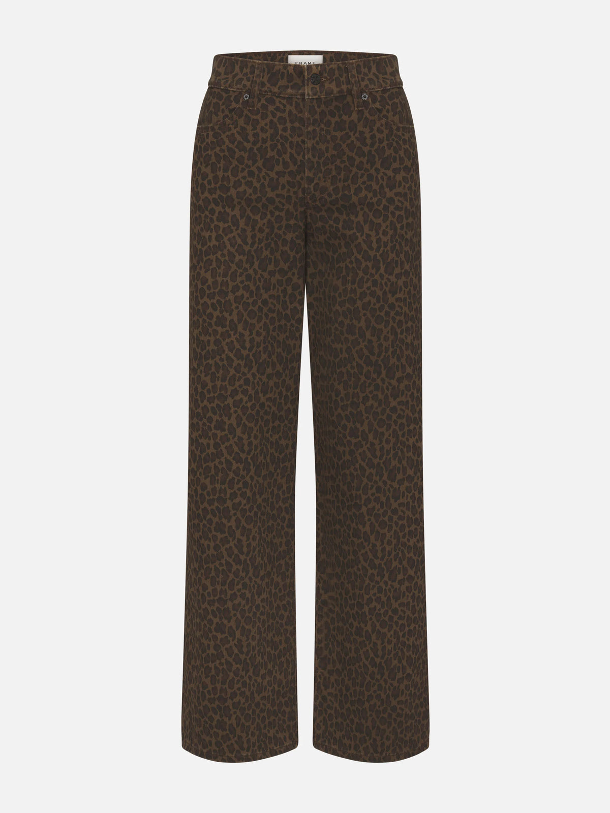 FRAME Le Slim Palazzo - Leopard
