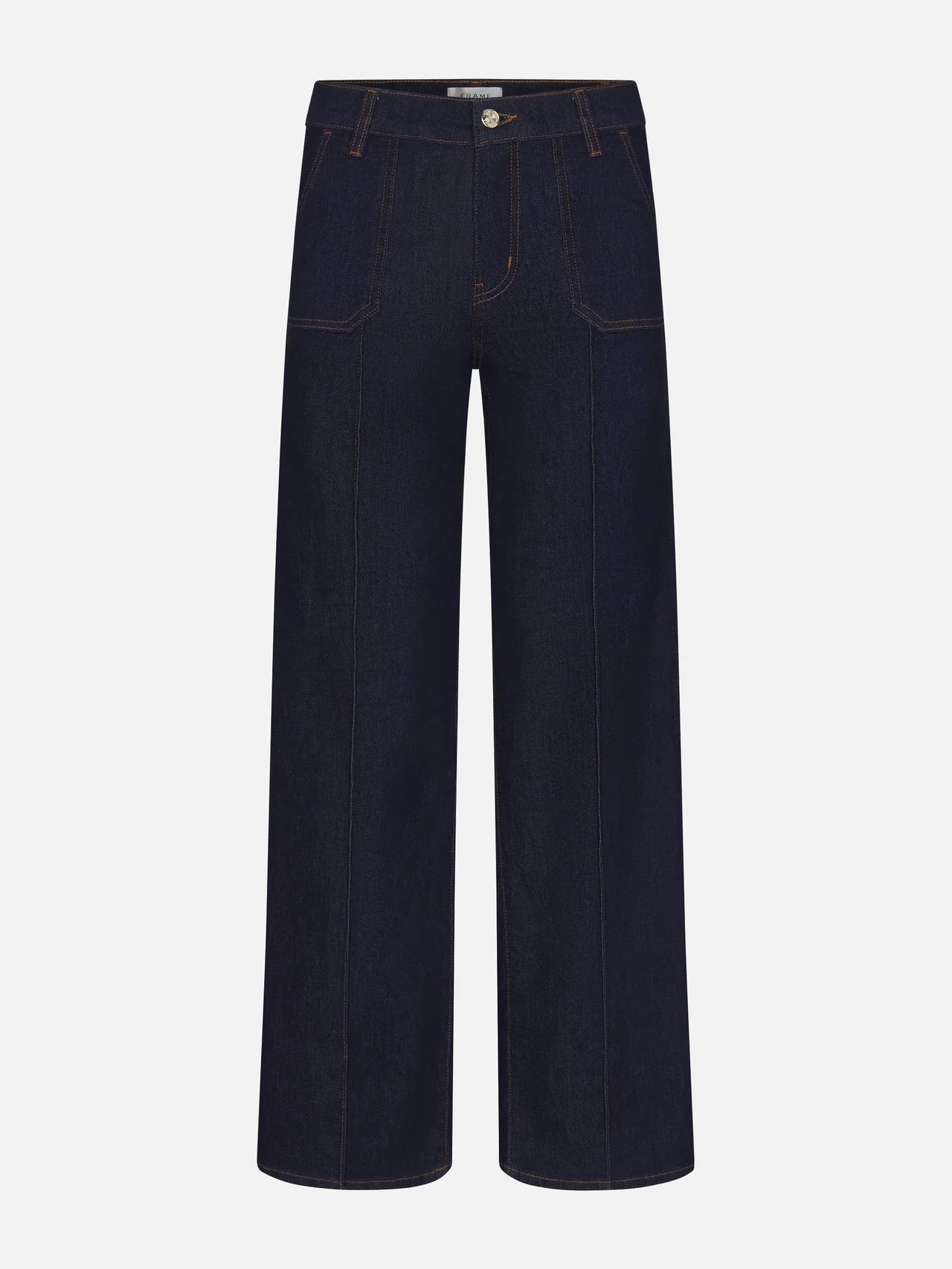 FRAME Le Slim Palazzo Pintuck Pocket Jean
