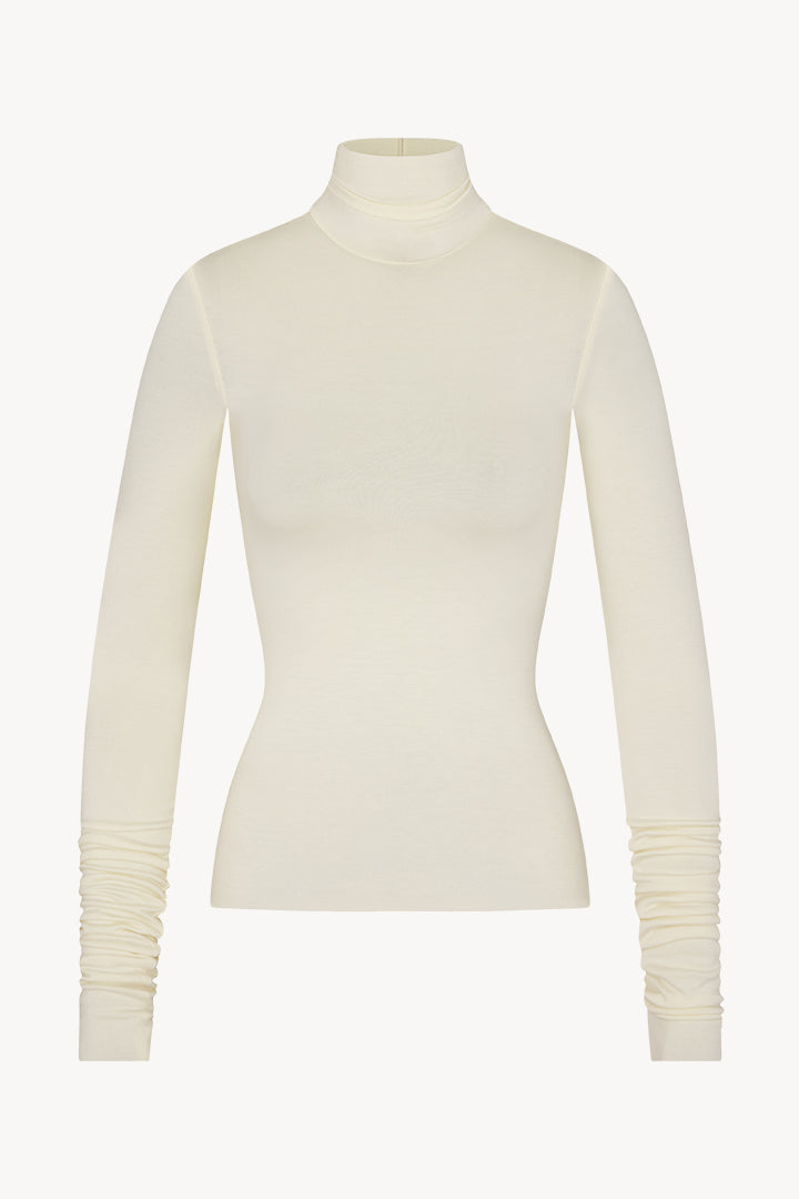 CB373-13 - FITTED TURTLENECK TOP
