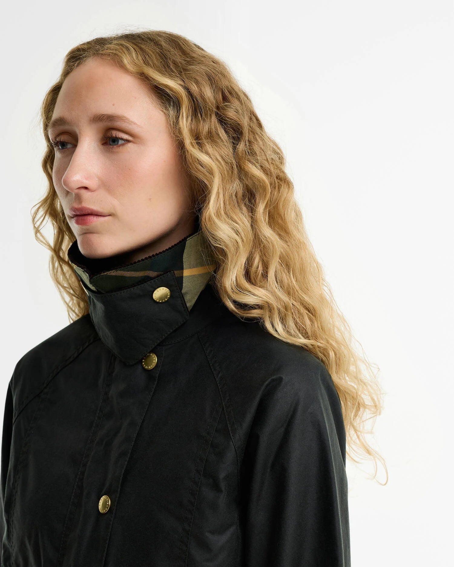 Barbour Cropped Beadnell Waxed Jacket