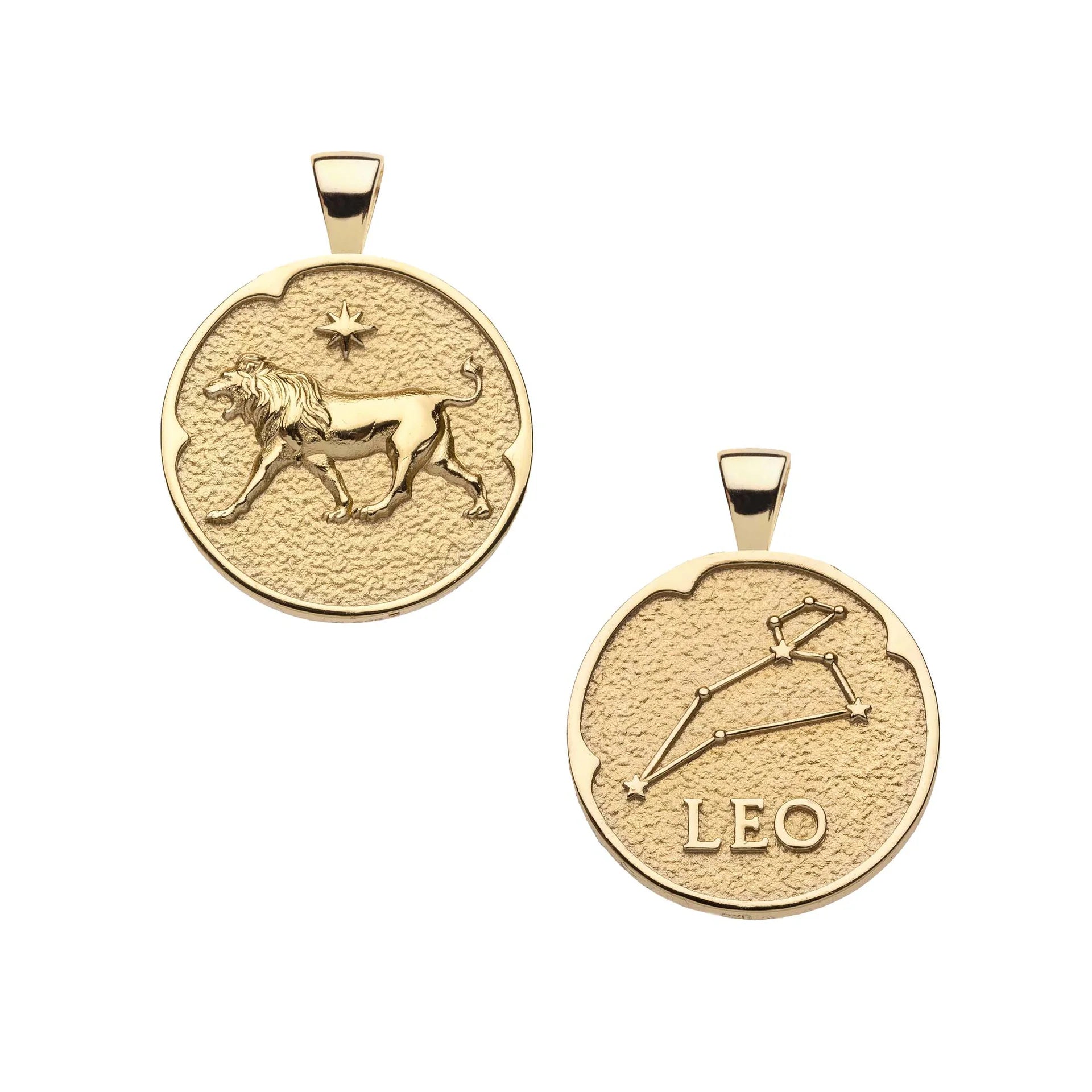 Jane Win LEO JW Small Zodiac Pendant Coin