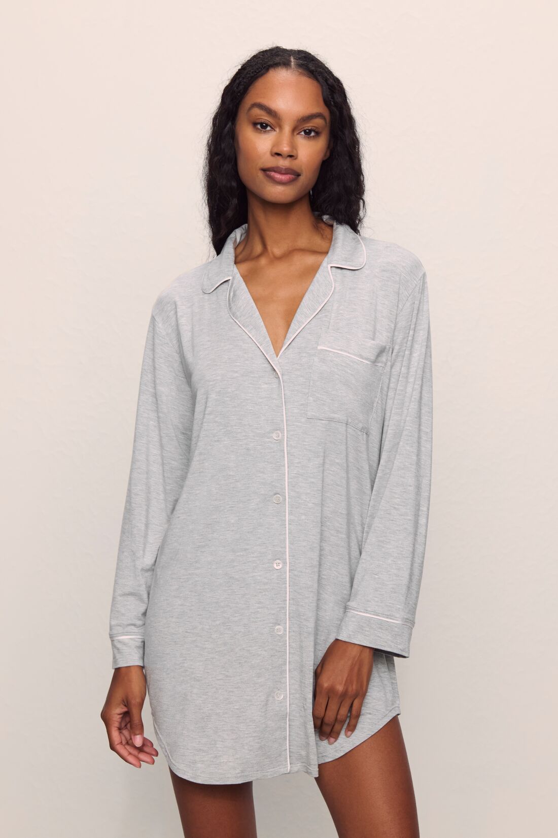 Heather Grey/Sorbet Pink