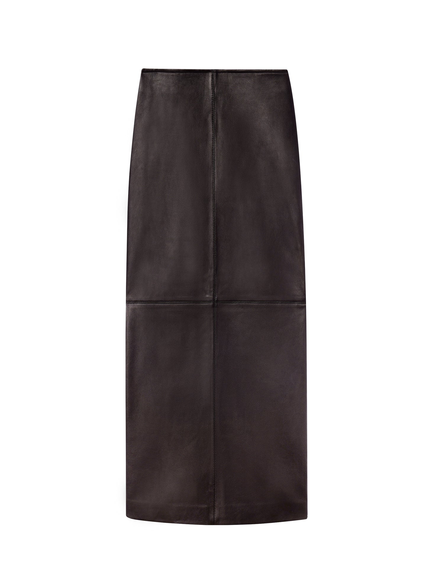 A.L.C. Marta Leather Midi Skirt
