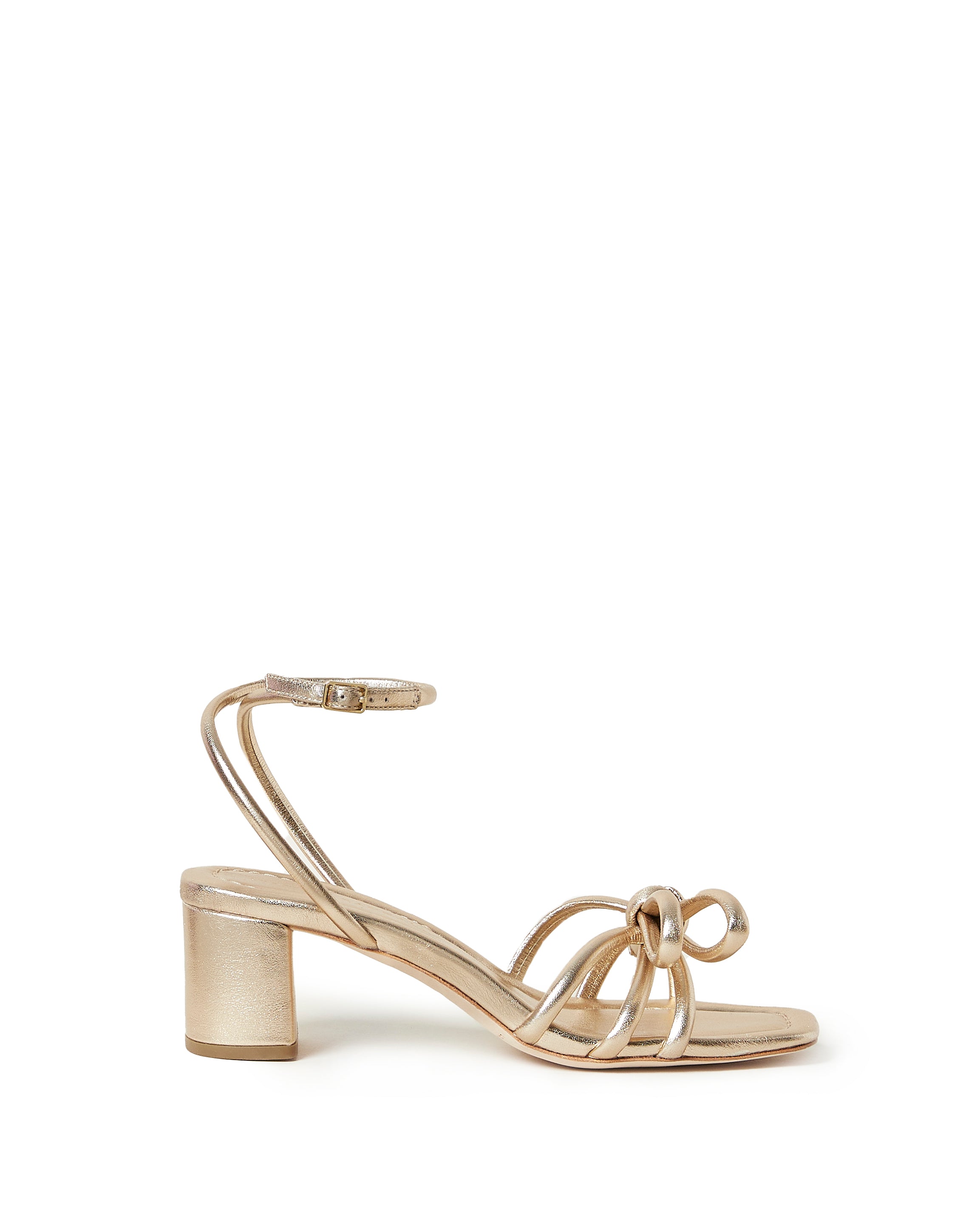 MIKEL MID HEEL BOW SANDAL