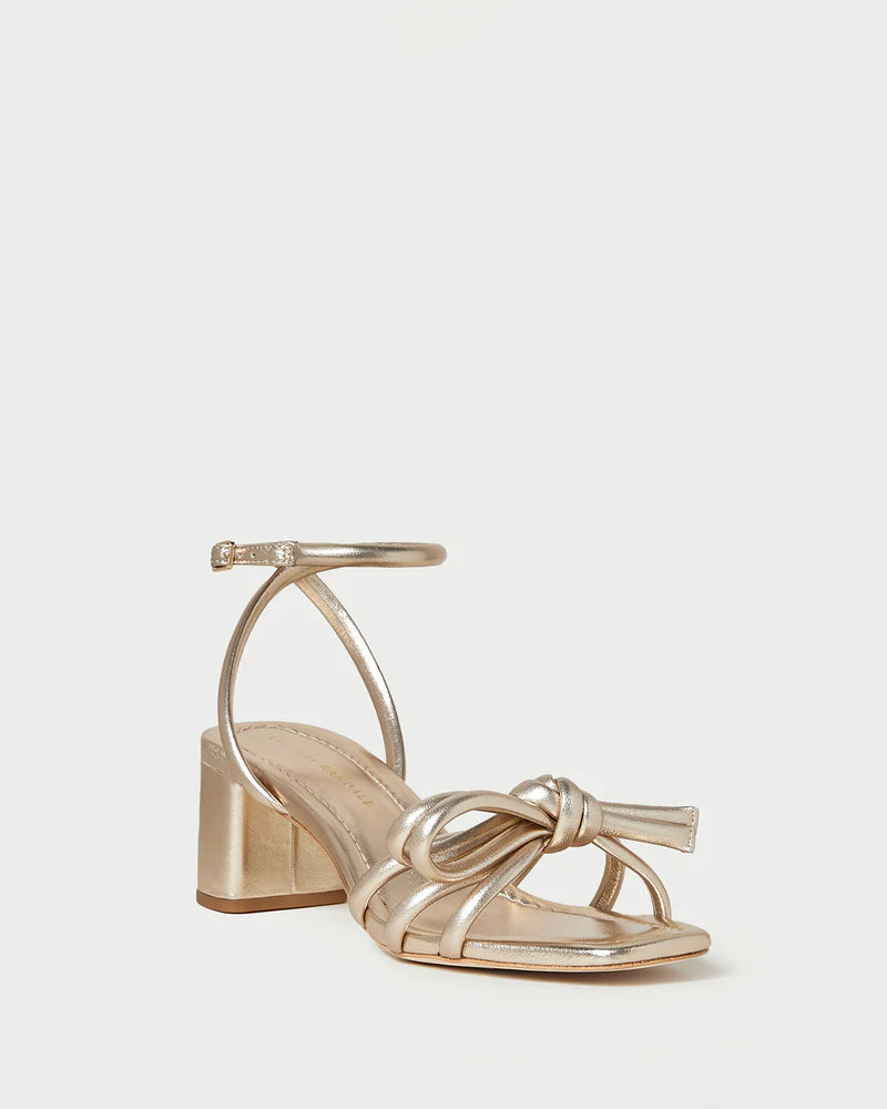 Loeffler Randall Mikel Mid Heel Bow Sandal