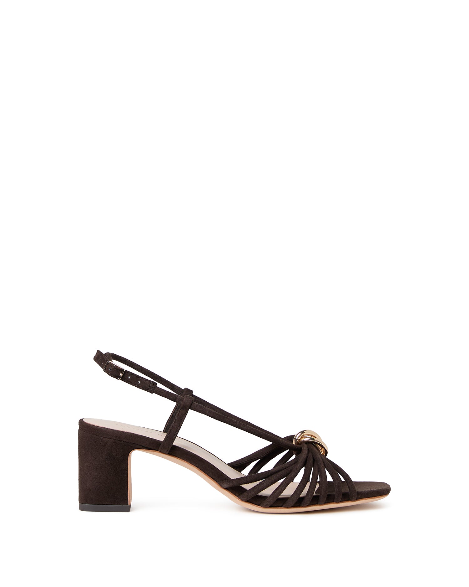 MINNA STRAPPY MID HEEL SANDAL W/ HARDWARE