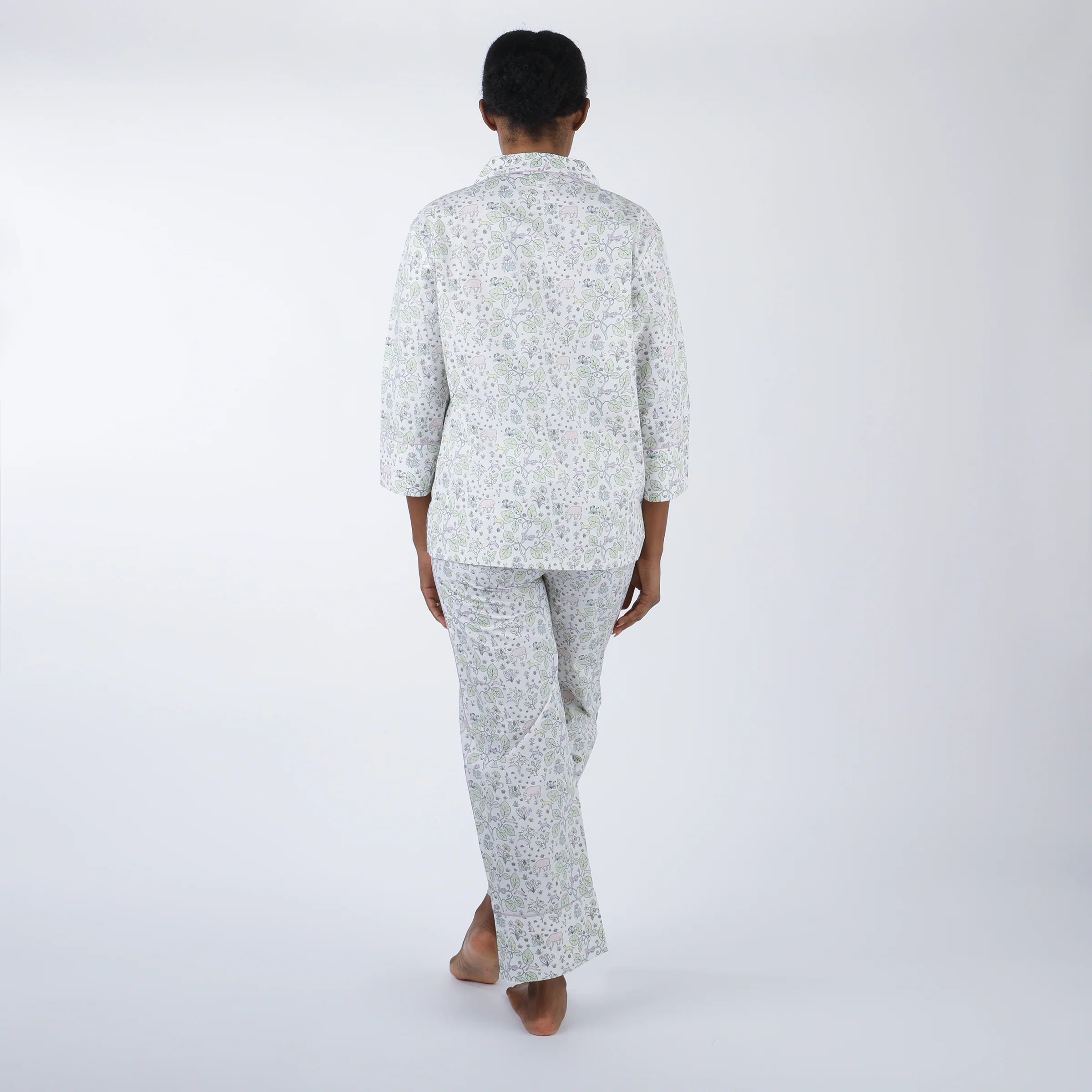 Lenora Classic Cotton Pajamas - Emmie Floral