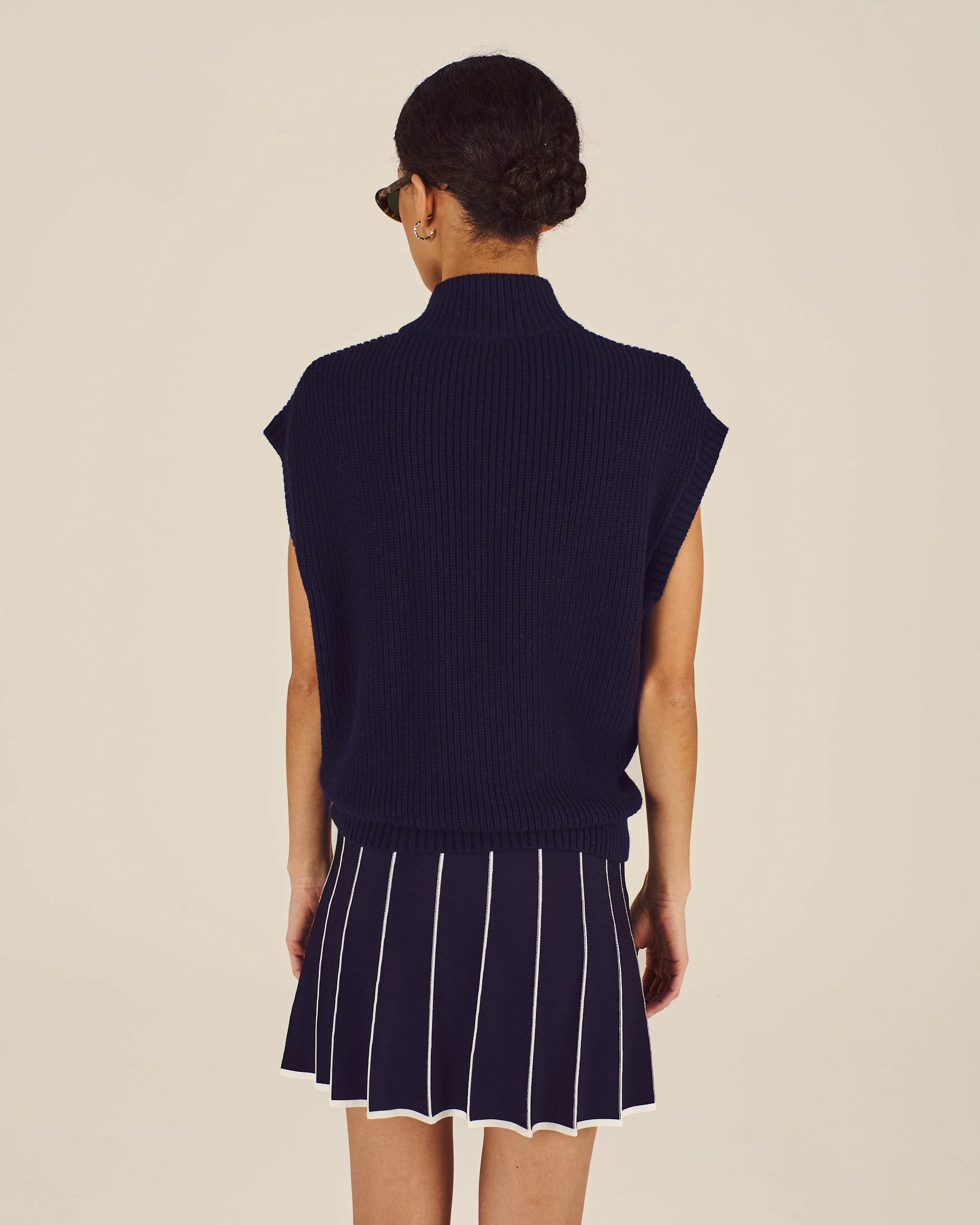 Malbon Iva Sweater Vest - Midnight
