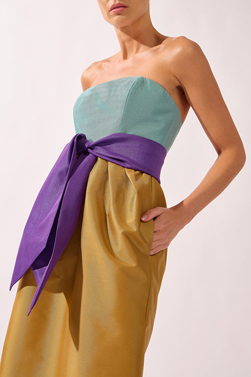 STRUCTURED MAXI DRESS