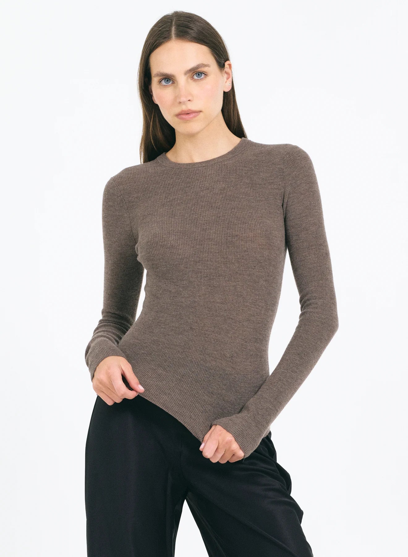 One Grey Day Bristol Merino Crewneck