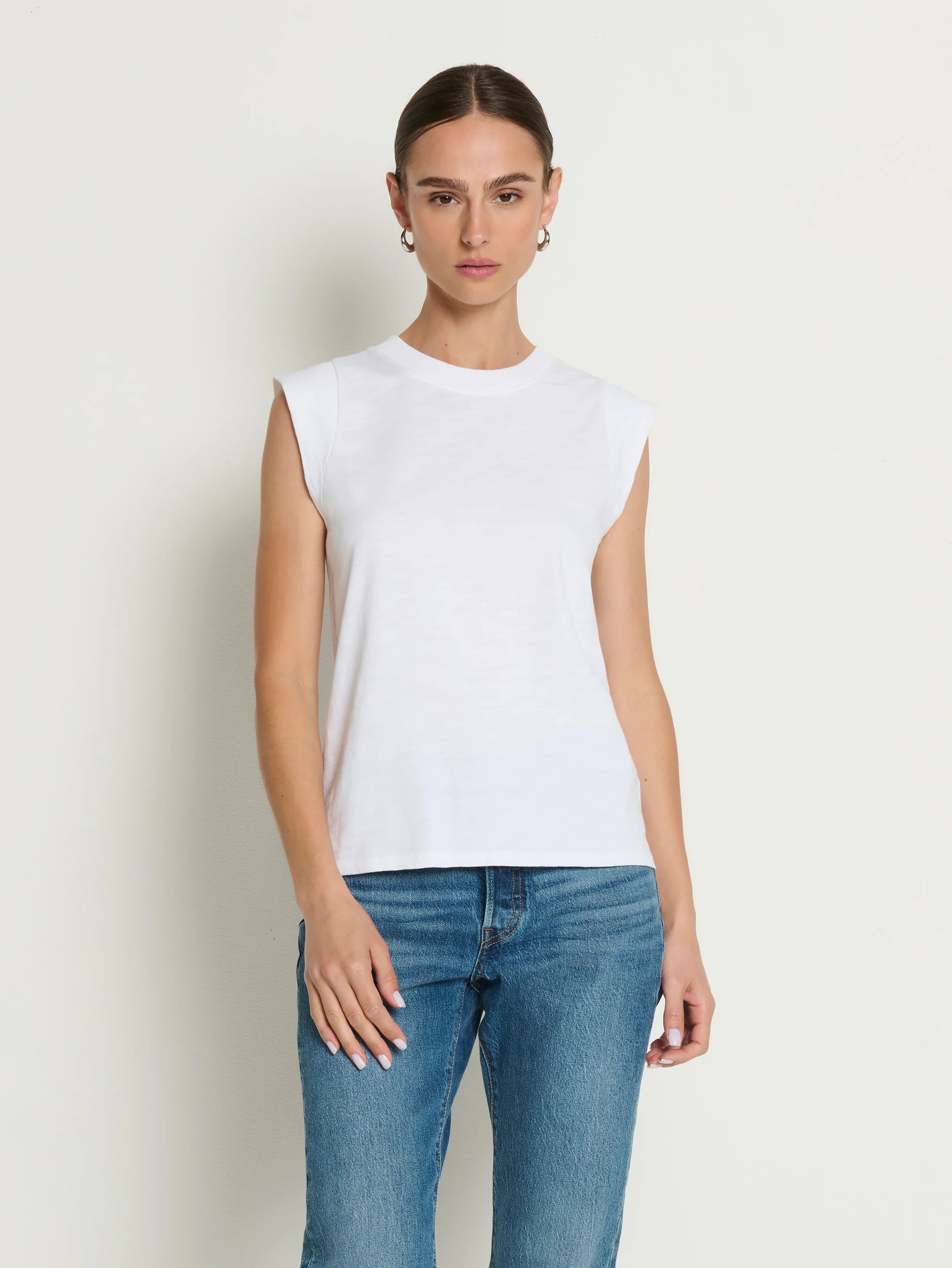 Nation Patti Muscle Tank - Optic White