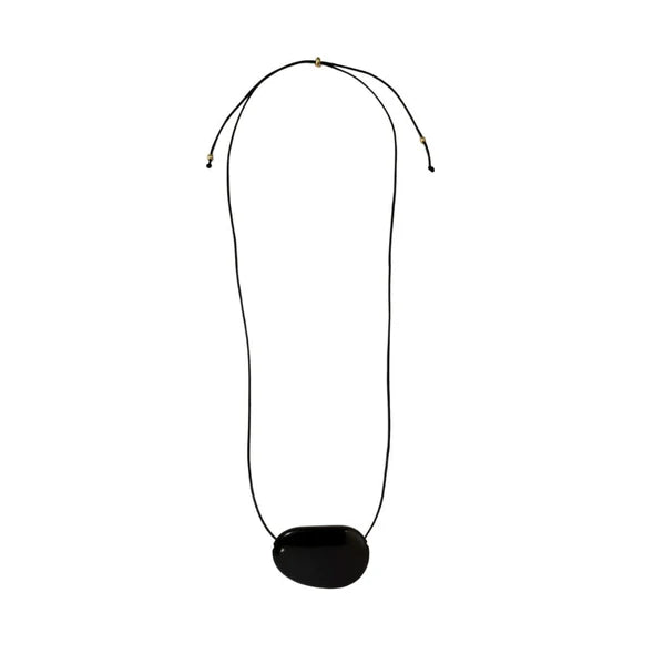 Heaven Mayhem Julia Long Necklace - Black/Black