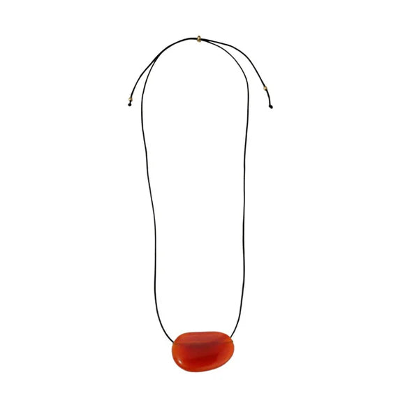 Heaven Mayhem Julia Long Necklace - Red/Black