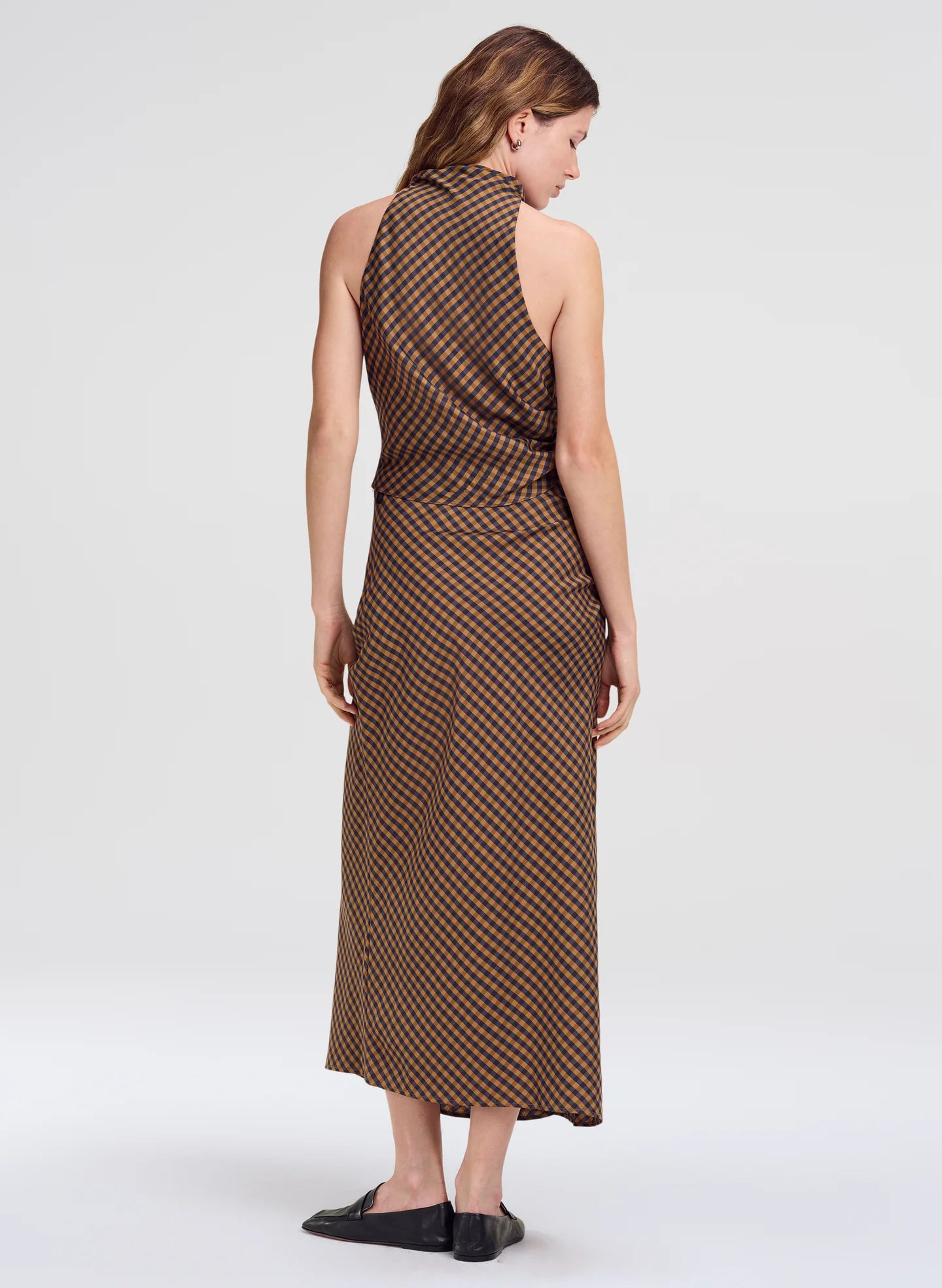 A.L.C. Penelope Check Top
