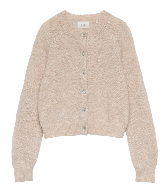 Doen Petra Cardigan - Hazelnut Creme