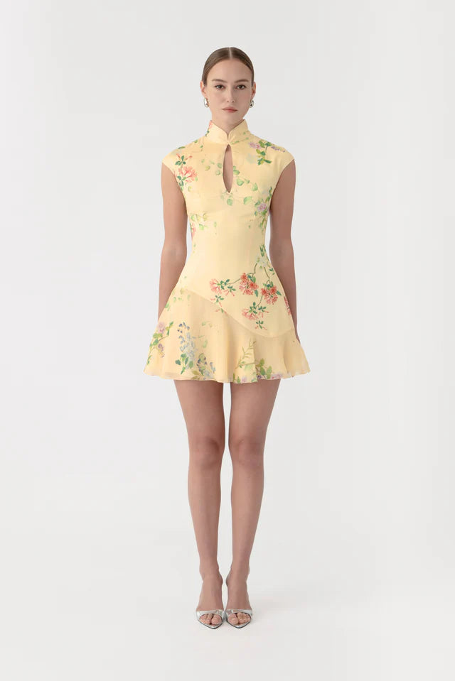 Sau Lee Lili Dress - Soft Yellow