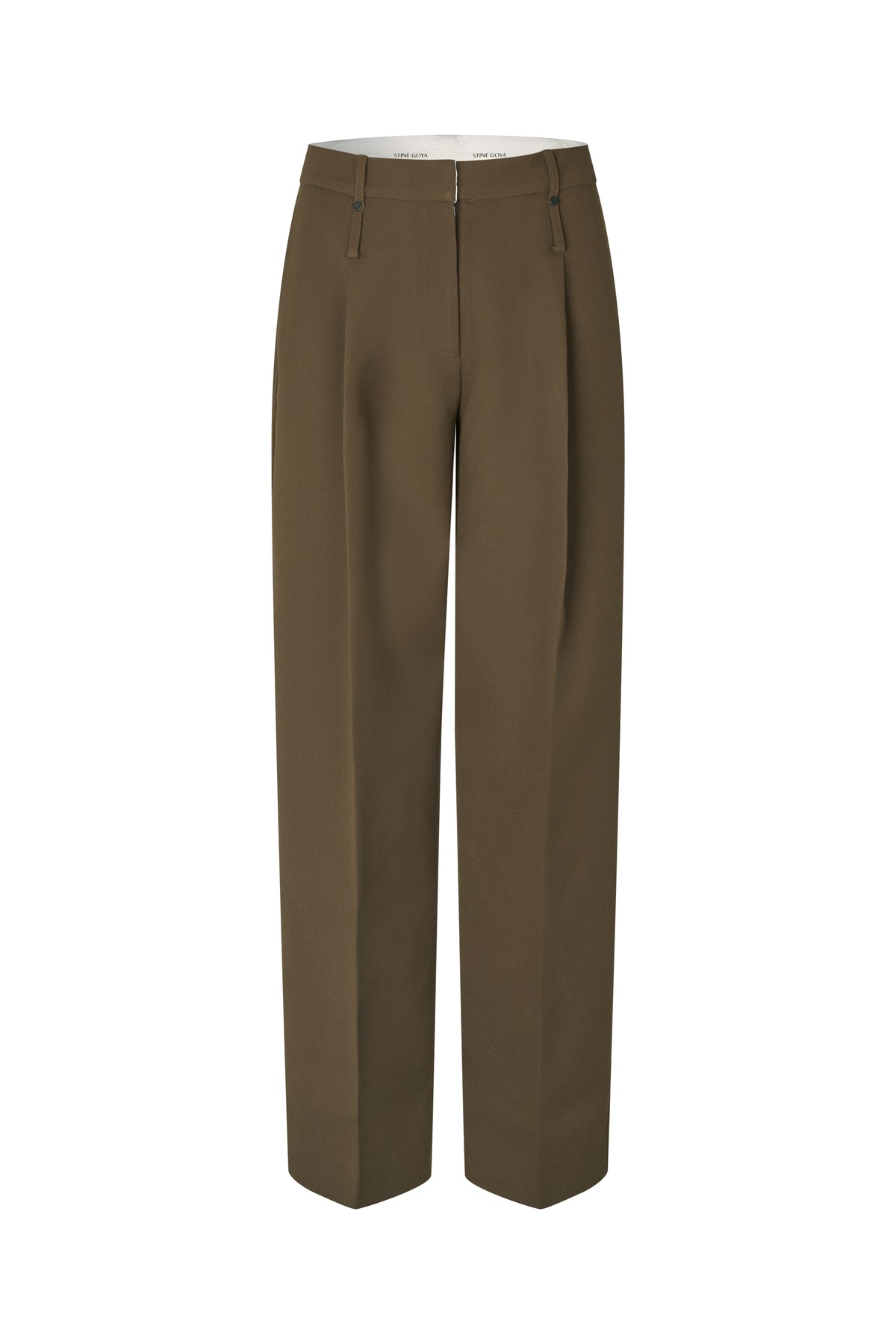 2330 Double Sided Crepe, Elevated Pleat Pants