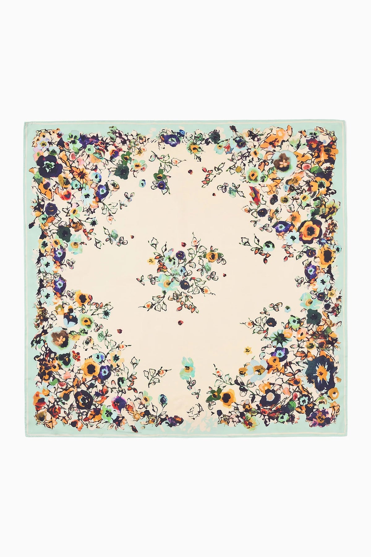 Ulla Johnson Chiara Silk Square Scarf - Jasmine