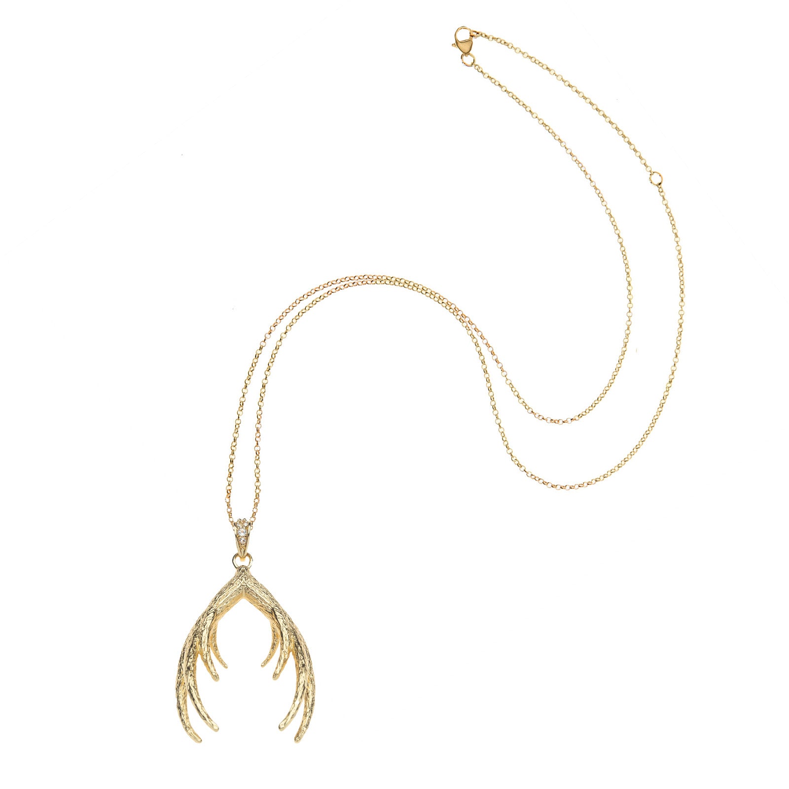 Jane Win PROTECT Guardian Antler Pendant
