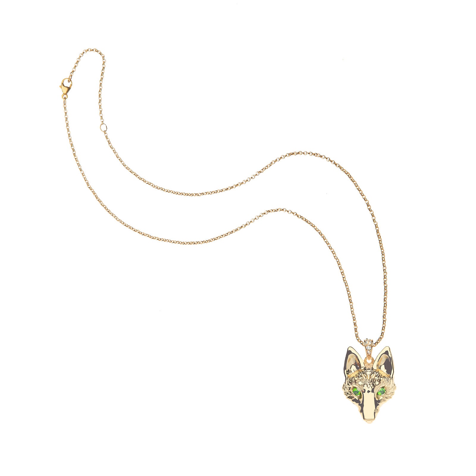 Jane Win PROTECT Fox Head Charm Pendant