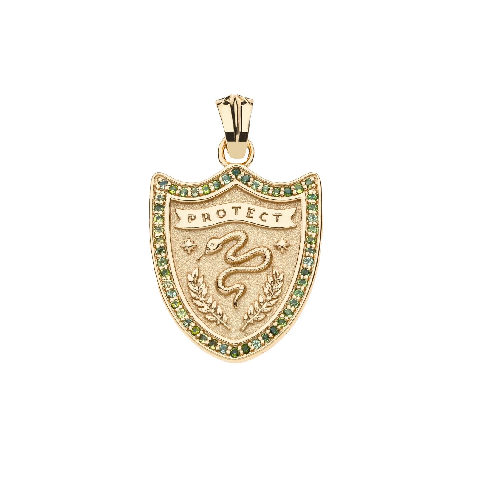 Jane Win PROTECT Shield Pendant Necklace
