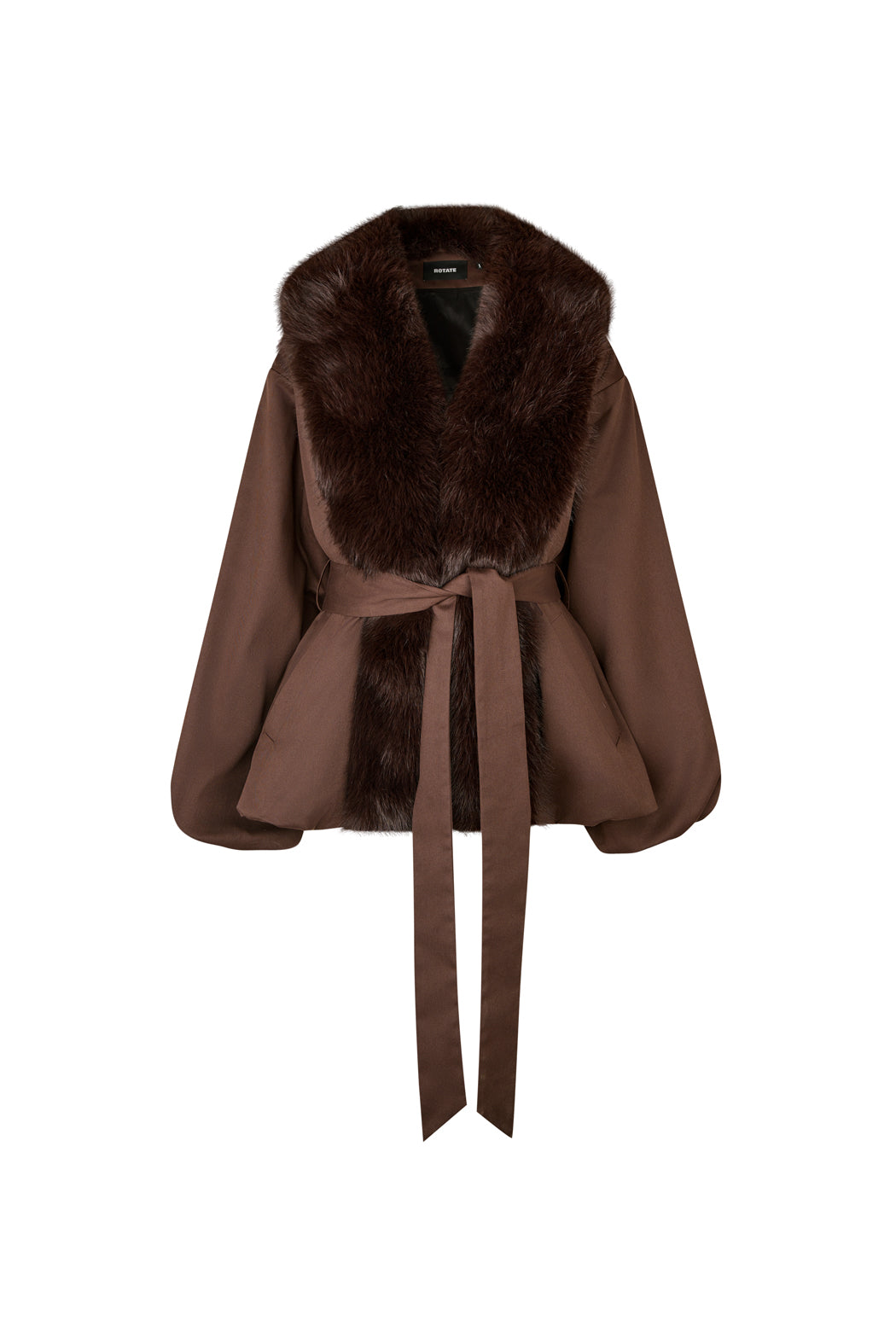 FAUX FUR COLLAR JACKET