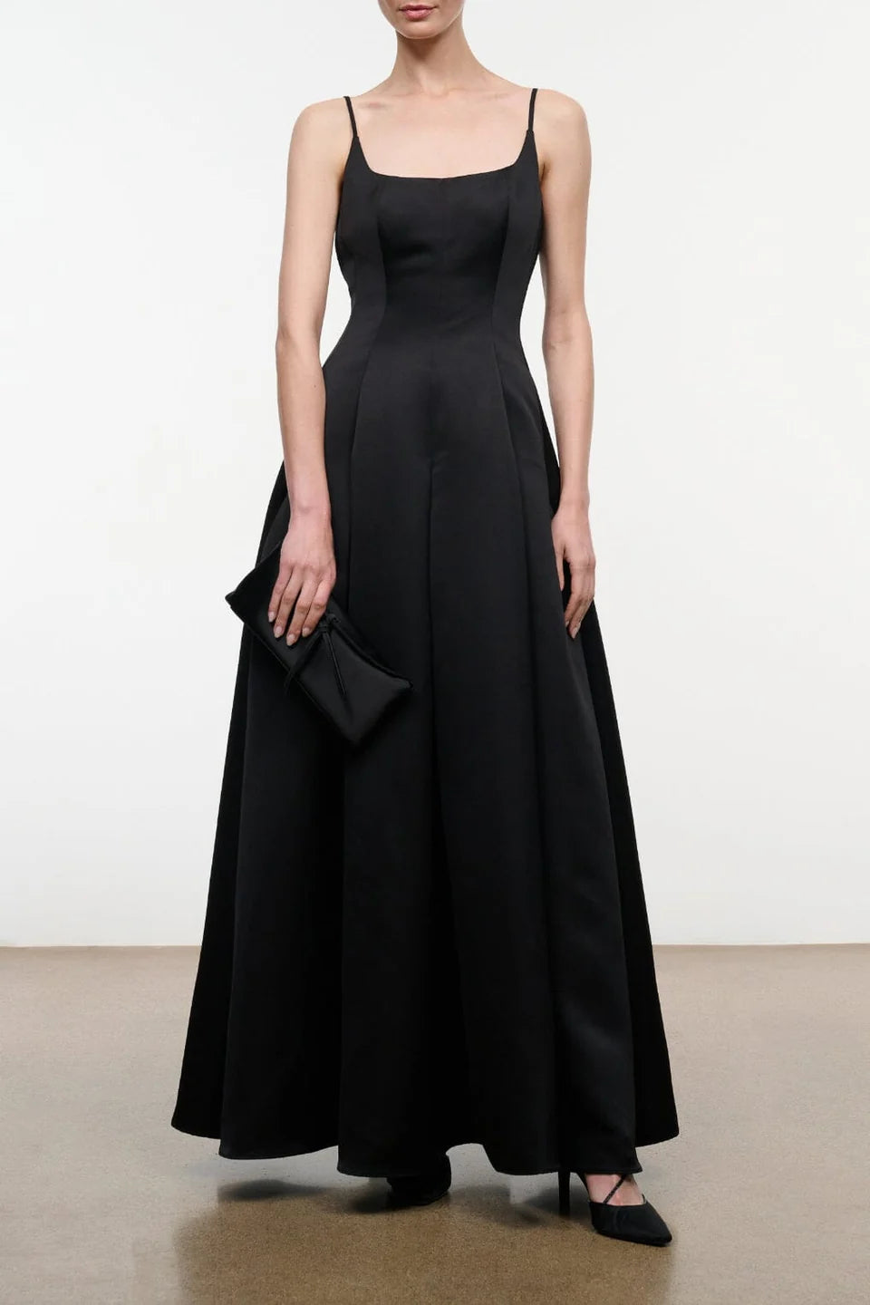 Staud Joy Satin Maxi Dress