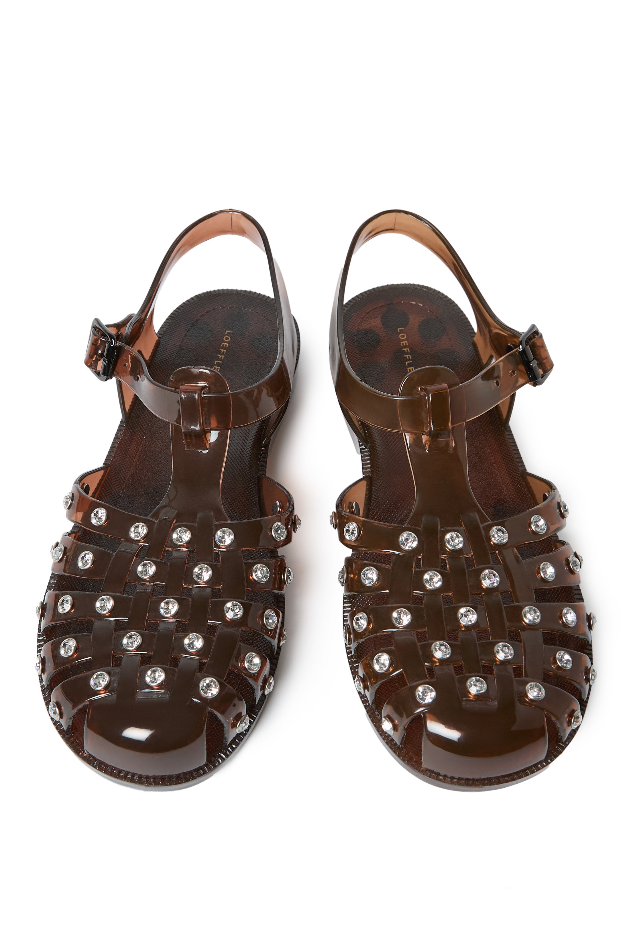 RHYS JELLY SANDAL WITH CRYSTAL