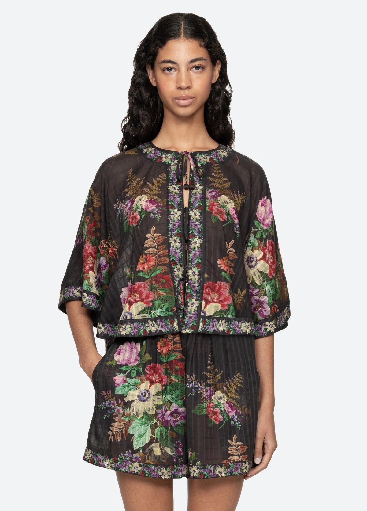 SEA New Work Viktoria Print L/S Blouse