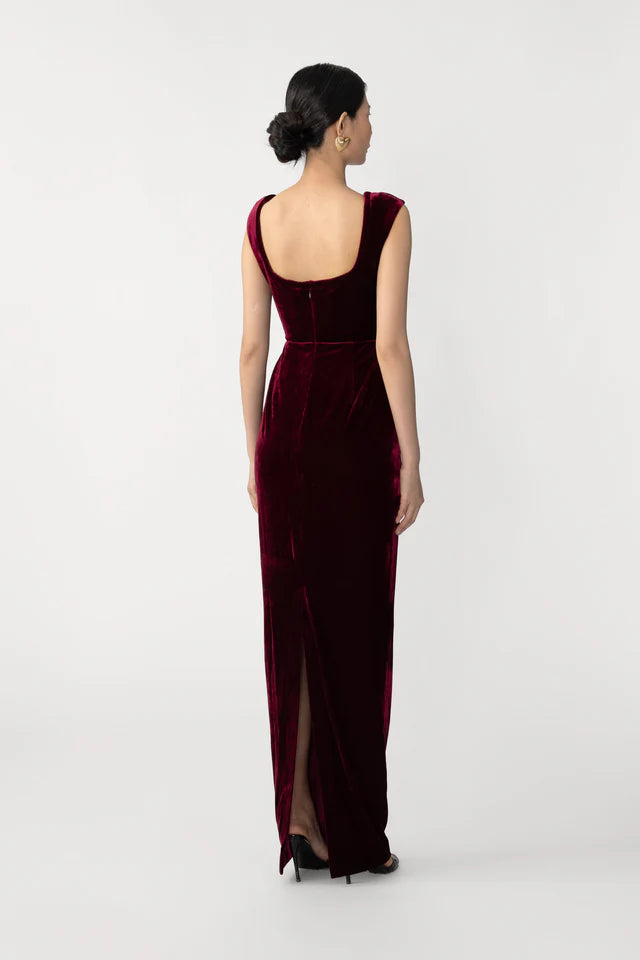 Sau Lee Brooke Velvet Gown