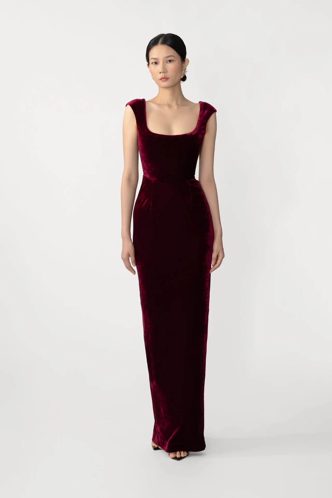 Sau Lee Brooke Velvet Gown
